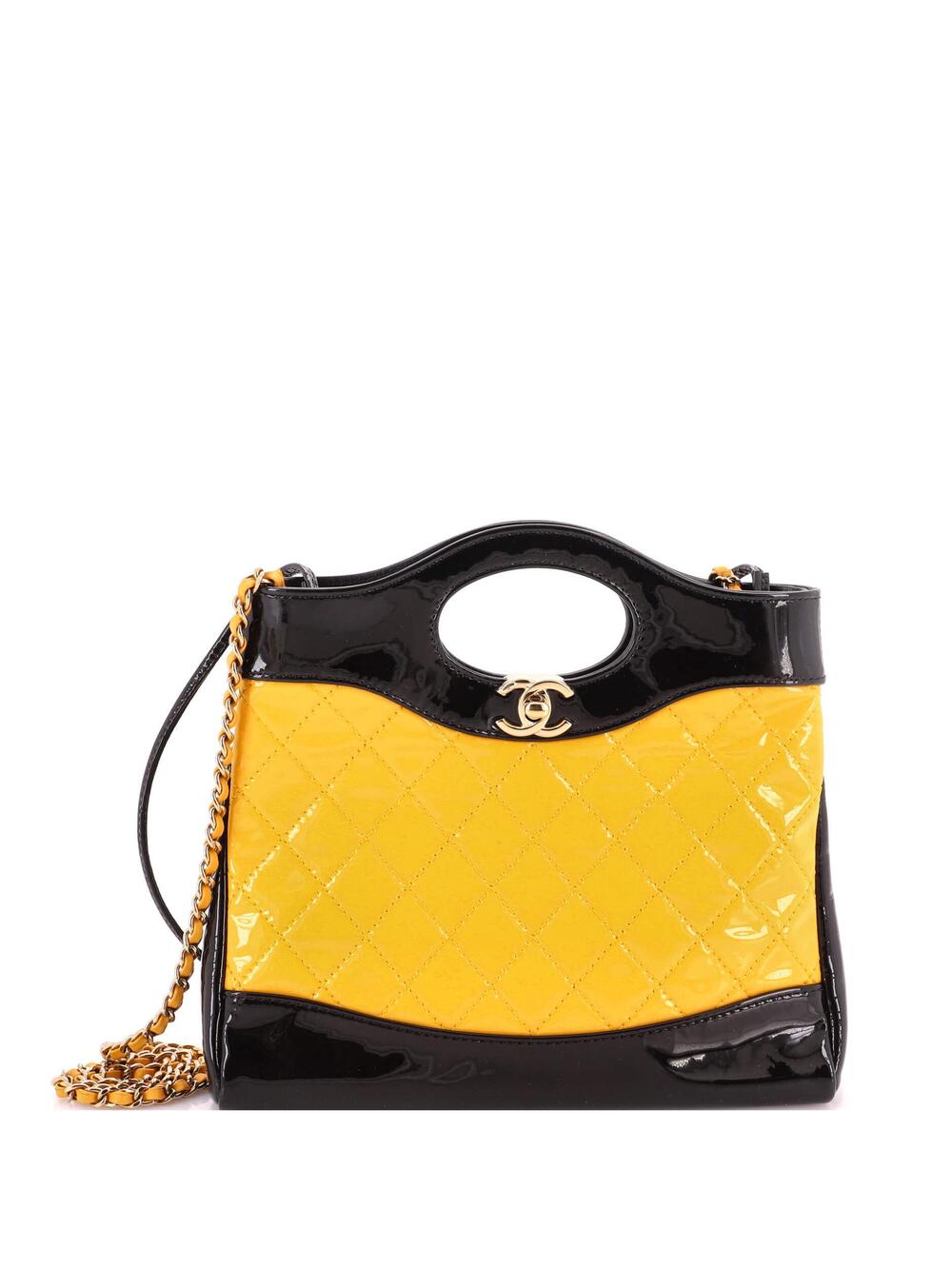 Chanel 31 Shopping Bag Quilted Patent #342983C35B